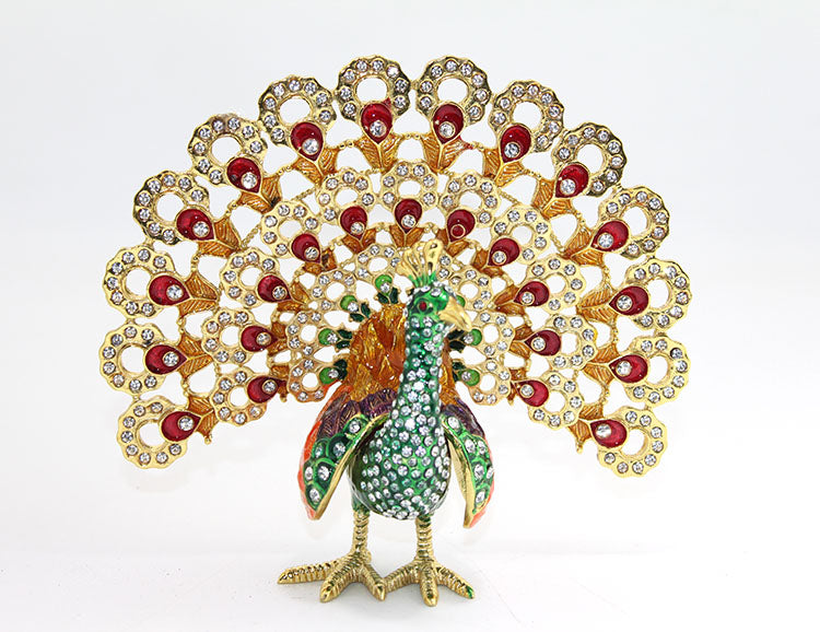 Swarovski Taşlı Tavuskuşu Model 3