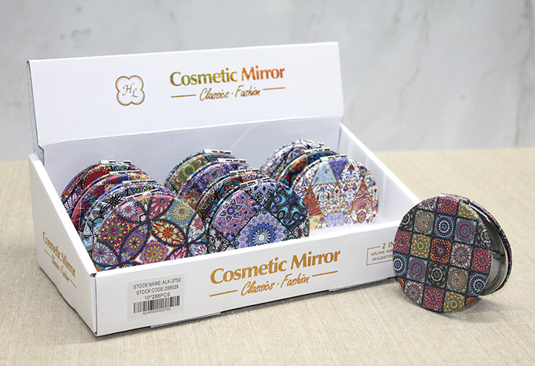 Taşlı El Aynası Yuvarlak İnce Model 1