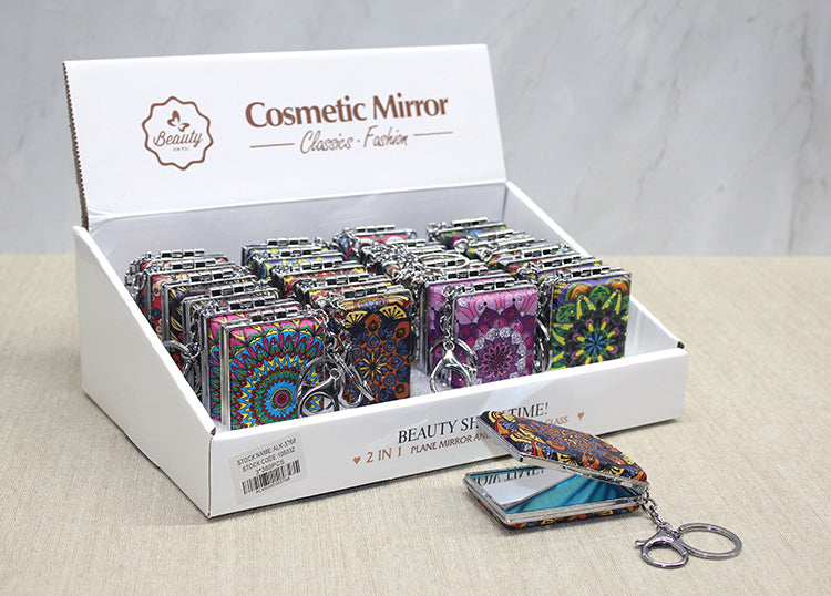 Taşlı El Aynası Anahtarlık Model 3