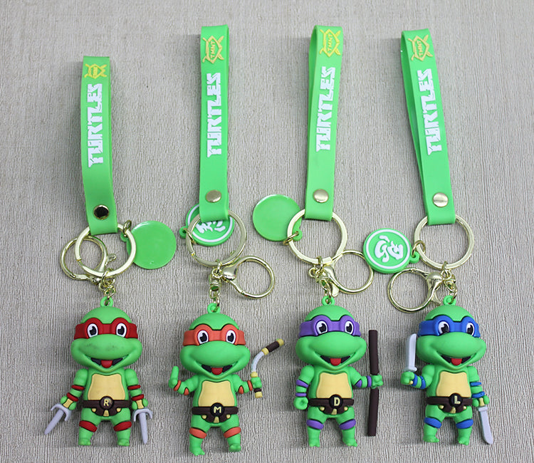 Ninja Kaplumbağalar Silikon Anahtarlık