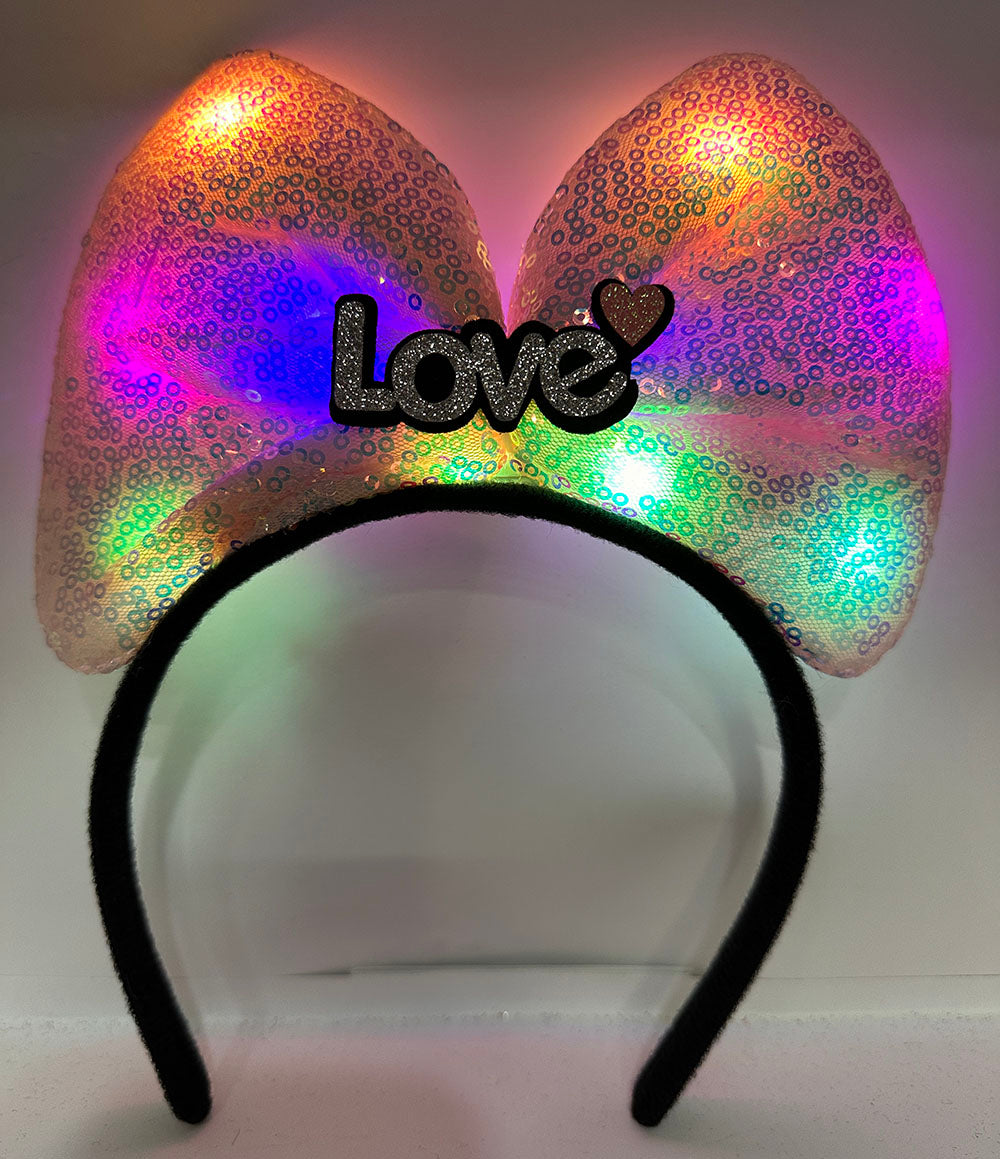 Led Işıklı Love Taç