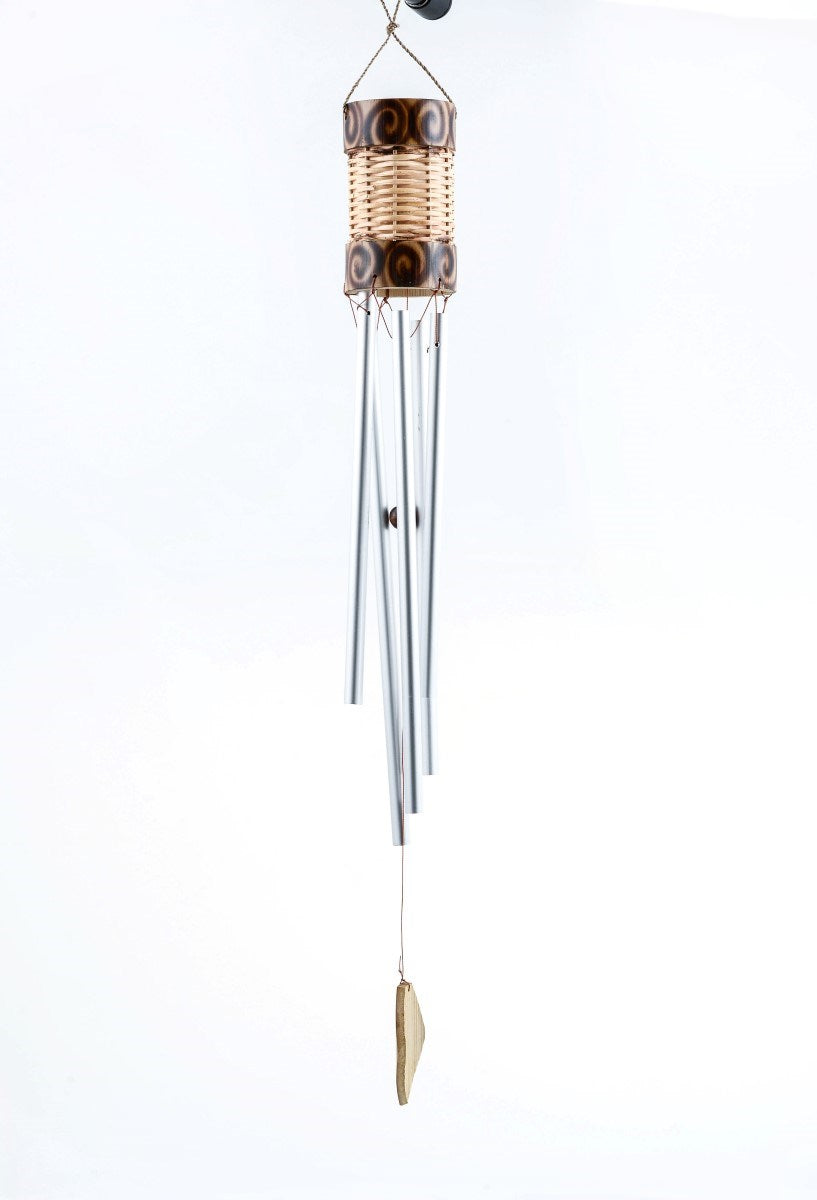 Üstü Bambu Metalli Rüzgar Çanı