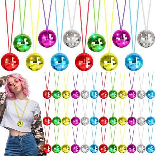 Disko Topu Kolye Seti 6 Adet