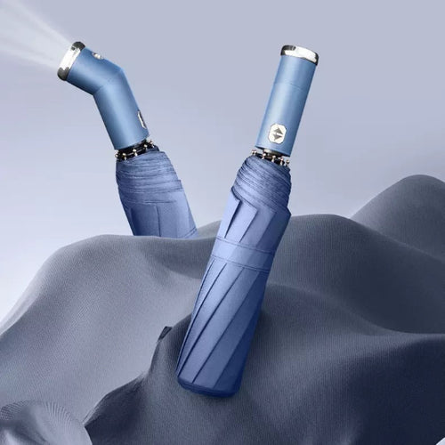 Mavi El Fenerli Şemsiye