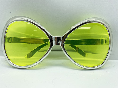 Gümüş Renk Yeşilçam Nostalji 80li Yıllar 90lı Yıllar Parti Gözlüğü  7x16 cm