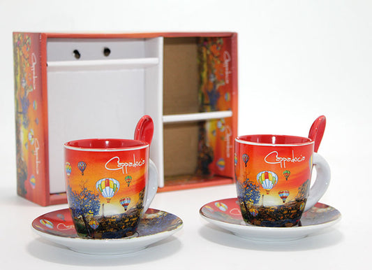 Yöresel İkili Fincan Seti Model 3