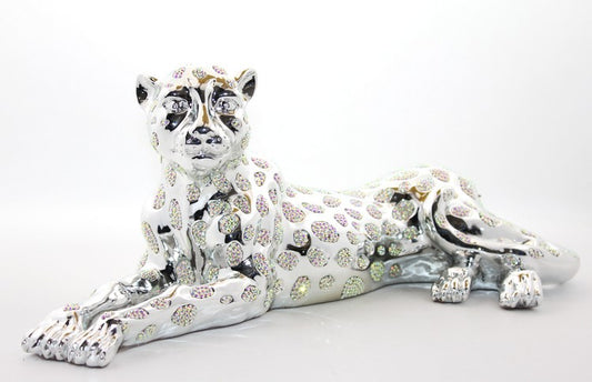 Polyester Oturan Kaplan Figürü