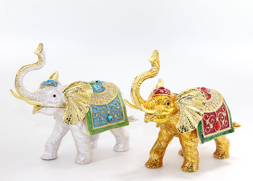 Swarovski Taşlı Tekli Fil Figürü Model 5