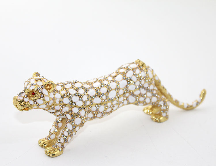Swarovski Taşlı Tekli Leopar Model 5