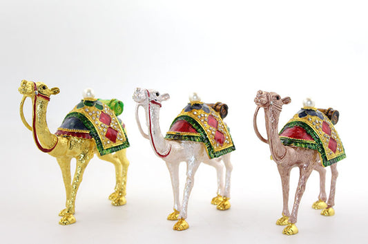Swarovski Taşlı Tekli Deve Figürü Model 7