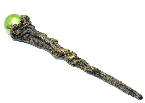 Polyester Sihirli Asa Model 1 Yeşil Detaylı