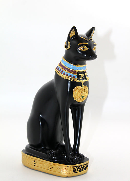 Polyester Mısır Kedisi Figürü