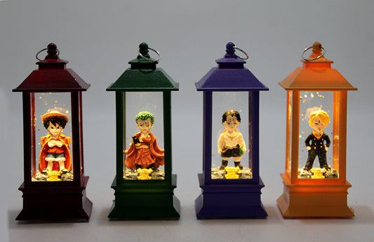 Anime One Piece Figürlü Işıklı Kar Küresi