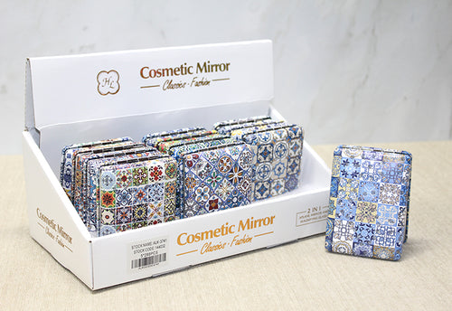 Taşlı El Aynası Dikdörtgen Kalın Model 3