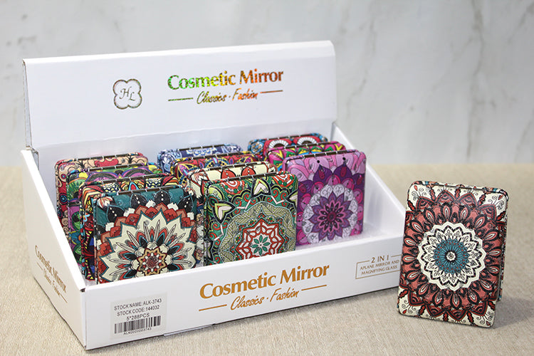 Taşlı El Aynası Dikdörtgen Kalın Model 4