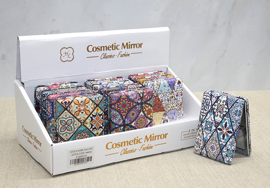 Taşlı El Aynası Dikdörtgen Kalın Model 6