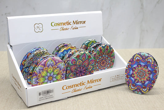 Taşlı El Aynası Oval İnce Model 3