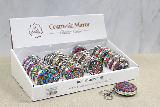 Taşlı El Aynası Anahtarlık Model 4