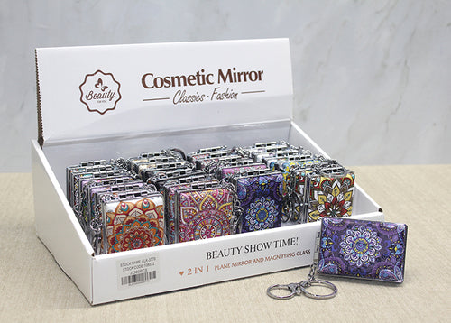 Taşlı El Aynası Anahtarlık Model 5