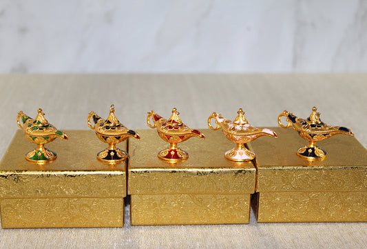 Mineli Metal Alaaddin Lambası Model 6