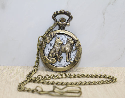 Kurt Tasarımlı Köstekli Saat Model 2