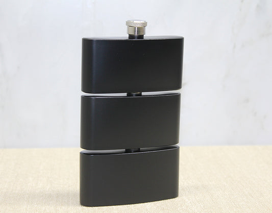 3 Katlı Paslanmaz Çelik Matara Siyah Renk