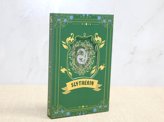Harry Potter Slytherin Deri Defter