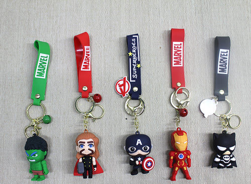 Marvel Karışık Karakter Silikon Anahtarlık