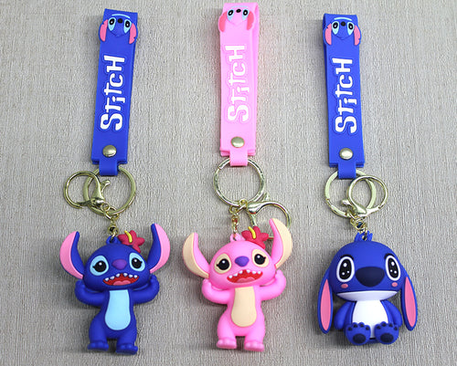 Stitch Angel Silikon Anahtarlık