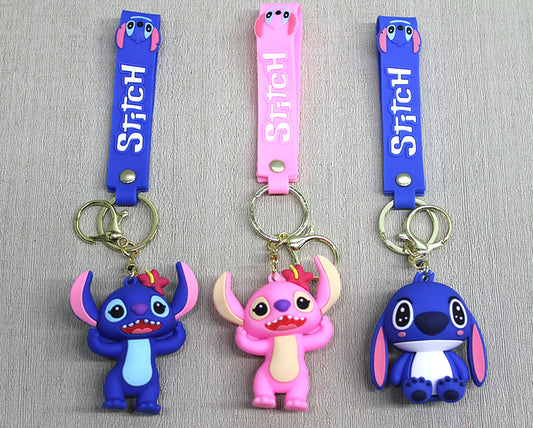 Stitch Angel Silikon Anahtarlık