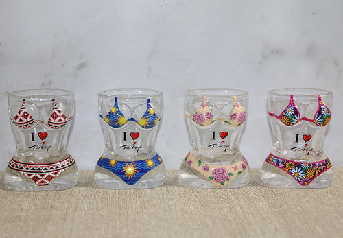 Vücut Tasarımı Cam Shot Bardak