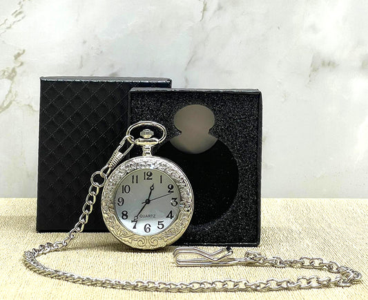 Özel Kutulu Gümüş Köstekli Saat