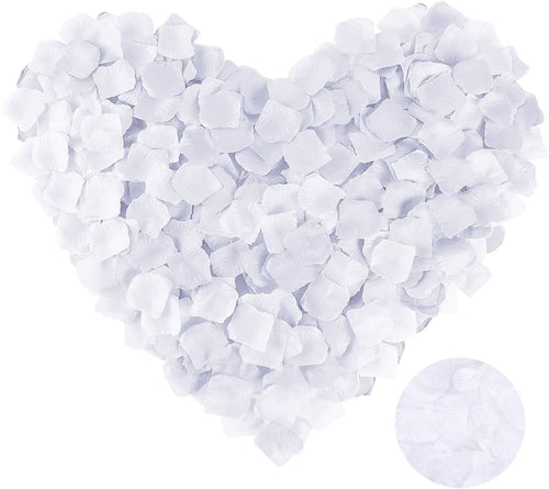 Beyaz Renk Gül Yaprağı - 1 Paket 100 Adet