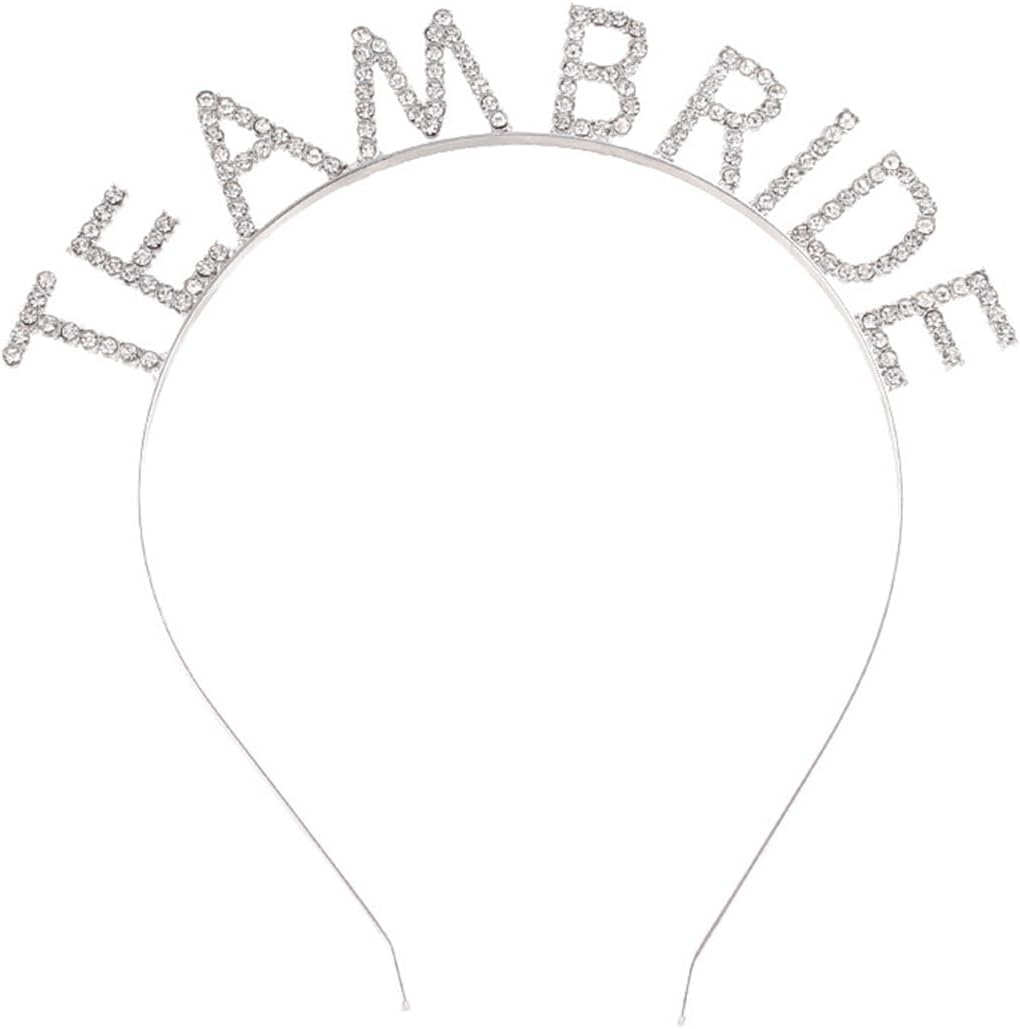 Gümüş Kaplama Kristal Taşlı Team Bride Taç