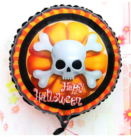Halloween Kuru Kafa Folyo Balon 18 inç