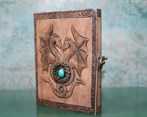 Taşlı Deri Defter Model 8