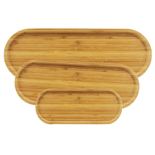 3'lü Oval Sunum Tabağı Seti