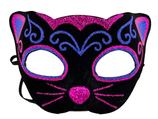 Kadife Kaplama Kedi Maskesi